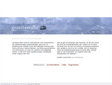 Tablet Screenshot of gezeitenuhr.de